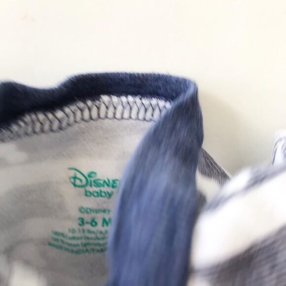 Disney Mickey Mouse zipper footed sleeper 3-6m - Picture 3 of 4